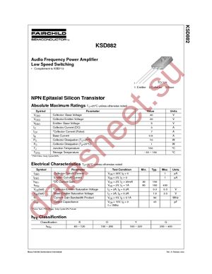 KSD882OS datasheet  